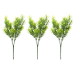 Maxbell 3Pcs 30cm Green Artificial Cedar Tree Home Garden Decoration Conifer Tree