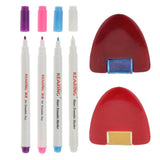 Maxbell 6Pcs Water Erasable Pen Tailors Chalk Fabric Marker for Sewing Dressmaking