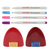 Maxbell 6Pcs Water Erasable Pen Tailors Chalk Fabric Marker for Sewing Dressmaking