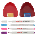 Maxbell 6Pcs Water Erasable Pen Tailors Chalk Fabric Marker for Sewing Dressmaking
