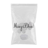 Maxbell 200Pcs Hexagon English PAPER PIECING Quilting Templates White 26mm 42mm