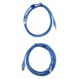 Maxbell USB Cable Printer Type A to B Male Hi-Speed 2.0 28AWG Lead 3Meters+1.5Meters