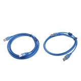 Maxbell USB Cable Printer Type A to B Male Hi-Speed 2.0 28AWG Lead 3Meters+1.5Meters