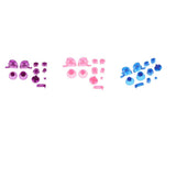 Maxbell 3 Sets Handle ABXYZ Button+Thumbsticks D-pad Mod for Nintendo NGC Controller