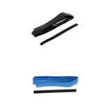 Maxbell Non-slip Stretchy Tennis Racquet Sweat Fishing Rod Grip Tape Blue and Black