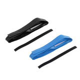 Maxbell Non-slip Stretchy Tennis Racquet Sweat Fishing Rod Grip Tape Blue and Black