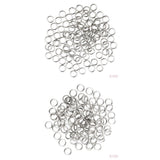 Maxbell Two Size Stainless Steel Double Circle Ring Fishing Lure Bait Connector