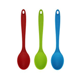 Maxbell 3 Colors Silicone Ladle Soup Spoon Utensils Non-stick Cooking Kitchen Tools