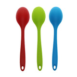Maxbell 3 Colors Silicone Ladle Soup Spoon Utensils Non-stick Cooking Kitchen Tools