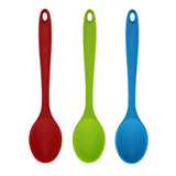 Maxbell 3 Colors Silicone Ladle Soup Spoon Utensils Non-stick Cooking Kitchen Tools