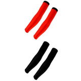 Maxbell Cycling Golf Arm Sleeves Sun UV Protection Bicycle Golf Arm Warmer Red&Black