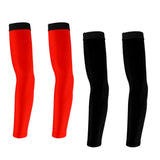 Maxbell Cycling Golf Arm Sleeves Sun UV Protection Bicycle Golf Arm Warmer Red&Black