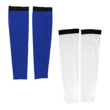 Maxbell Cycling Golf Arm Sleeves Sun UV Protection Bicycle Arm Warmers White&Blue