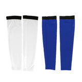 Maxbell Cycling Golf Arm Sleeves Sun UV Protection Bicycle Arm Warmers White&Blue