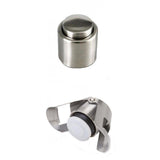 Maxbell 2x Stainless Steel Sparkling Sealer Wine Storage Bottle Stopper Plug Cork