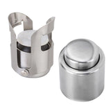 Maxbell 2x Stainless Steel Sparkling Sealer Wine Storage Bottle Stopper Plug Cork