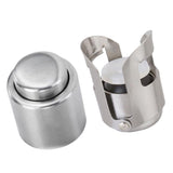 Maxbell 2x Stainless Steel Sparkling Sealer Wine Storage Bottle Stopper Plug Cork