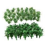Maxbell Green Heart&Sword Shaped Leaves Grass Ground Cover Train Railway Layout HO