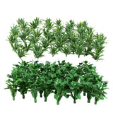 Maxbell Green Heart&Sword Shaped Leaves Grass Ground Cover Train Railway Layout HO