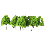 Maxbell 70x Green Plastic Tree Grass Model Train Railway Layout Scenery Decoration