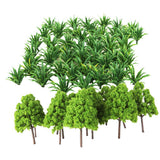 Maxbell 70x Green Plastic Tree Grass Model Train Railway Layout Scenery Decoration