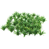 Green Plastic Heart&Sword Shaped Leaves Grass Ground Cover HO OO for Diorama
