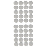 Maxbell 40Pieces Blank Stainless Steel Findings Pet Tag Identification 20mm+10mm