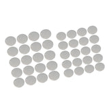 Maxbell 40Pieces Blank Stainless Steel Findings Pet Tag Identification 20mm+10mm