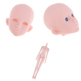 Maxbell 1/4 BJD Girl Doll Nude Body and Head Scuplt Doll DIY Making Accessories