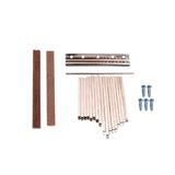 Maxbell 17 Note Kalimba Thumb Piano Steel Keys+2pcs Wooden Bridge for DIY Kalimbas