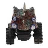 Maxbell 2 Pieces Kids Children Pull Back Car Dinosaur Figures Jurassic Toy Model