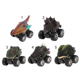 Maxbell 2 Pieces Kids Children Pull Back Car Dinosaur Figures Jurassic Toy Model