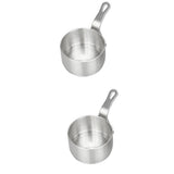 Maxbell 2pcs Stainless Steel Mini Sauce Pan Nonstick Small Milk Pan Kitchen Tools