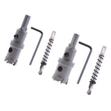 Maxbell 2pcs Carbide Tip Tool Steel Drill Bit Metal Cutter  22mm+26mm Reamer