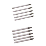 Maxbell 2pcs Triangular Drill Bits Set Tiles Ceramic Glass  Opener 6mm& 8mm