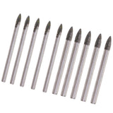 Maxbell 2pcs Triangular Drill Bits Set Tiles Ceramic Glass  Opener 6mm& 8mm