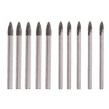 Maxbell 2pcs Triangular Drill Bits Set Tiles Ceramic Glass  Opener 6mm& 8mm