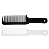 Maxbell 2Pcs Flat Top Clipper Comb Finely Waved Teeth Barber Hair Cut Styling Combs
