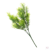 Maxbell 2Pcs 30cm Green Artificial Cedar Tree Home Garden Decoration Conifer Tree