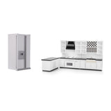 Maxbell 1/12 Scale Dollhouse Miniature Furniture Wood Deluxe Kitchen Set Decoration