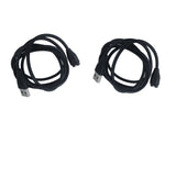 Maxbell 2 X Replacement USB Charging Cable for Garmin fenix5/5x/5s SmartWatch Black