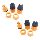 Maxbell 6Pcs/set Garden Car Water Hose Pipe Tap Adapter Connector & Fitting Hosepipe
