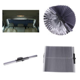 Maxbell 2pcs Car Sun Insulation Curtain UV Protection Retractable Shield Covers