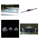 Maxbell 2pcs Car Sun Insulation Curtain UV Protection Retractable Shield Covers
