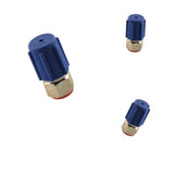 Maxbell 3x A/C Charging Low Side Port Adapter Retrofit R12 to R134a Quick Disconnect