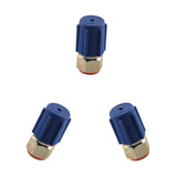 Maxbell 3x A/C Charging Low Side Port Adapter Retrofit R12 to R134a Quick Disconnect