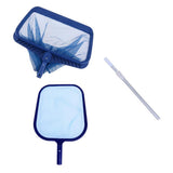 Maxbell 2x Swimming Pool Spa Cleaning Leaf Skimmer Net & 1m Aluminum Telescopic Pole