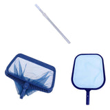 Maxbell 2x Swimming Pool Spa Cleaning Leaf Skimmer Net & 1m Aluminum Telescopic Pole