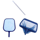 Maxbell 2x Swimming Pool Spa Cleaning Leaf Skimmer Net & 1m Aluminum Telescopic Pole