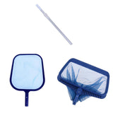Maxbell 2x Swimming Pool Spa Cleaning Leaf Skimmer Net & 1m Aluminum Telescopic Pole